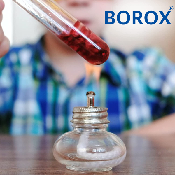 Borox Cam Deney Tüpü Kapaklı 40ml - Test Tüpü 19/26 Şilifli PP Tıpalı