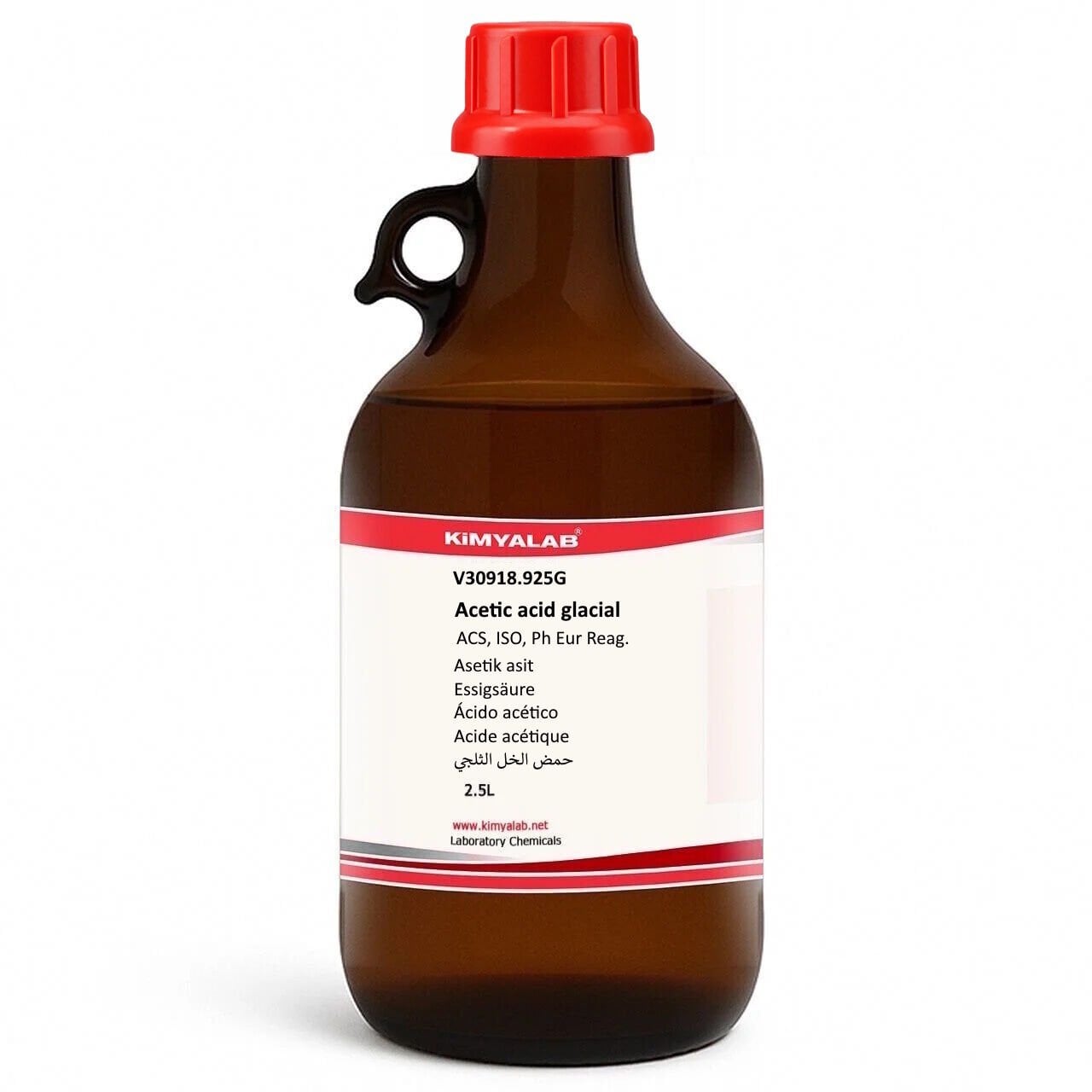 Kimyalab Glasiyel Asetik Asit - Sirke Asiti - 2,5L- Acetic Acid Glacial