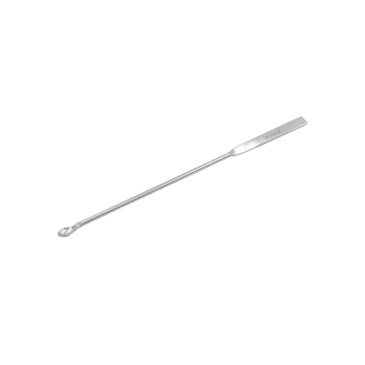 Borox Metal Spatül Mikro Kaşıklı 15 cm - Paslanmaz Çelik Spatula