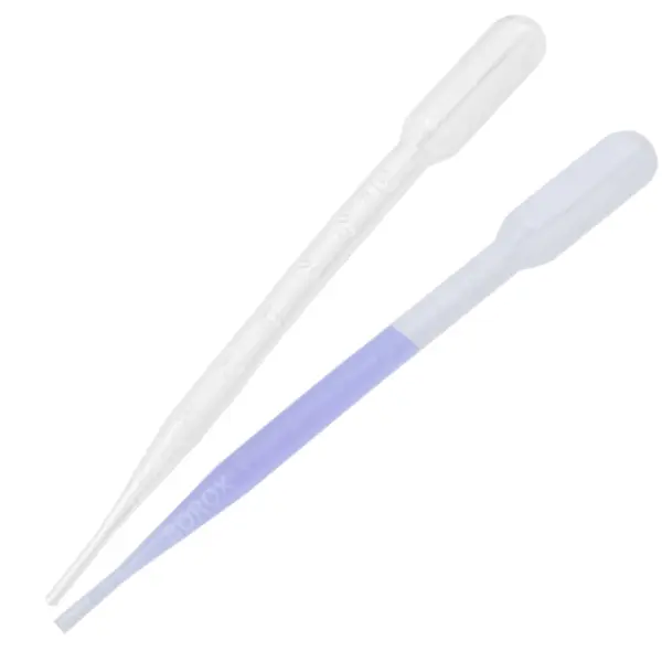 Borox Pastör Pipeti - Plastik Damlalık 0.5 - 3 ml - 500 Adet