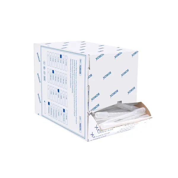 Borox Pastör Pipeti - Plastik Damlalık 0.5 - 3 ml - 500 Adet