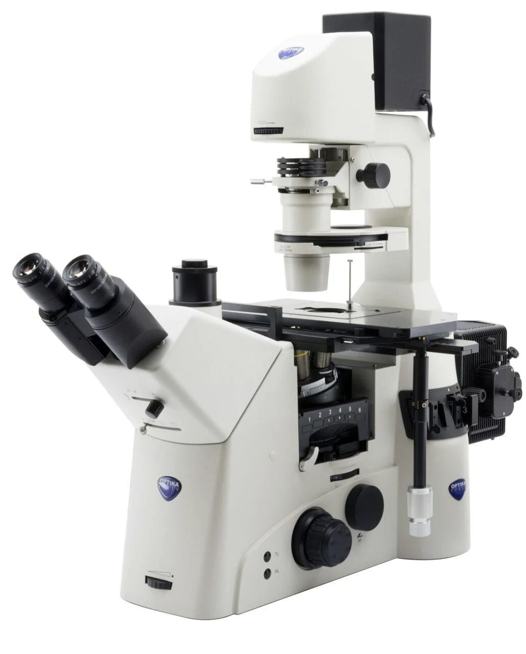 OPTIKA IM-7 Trinoküler Ters Faz Kontrast Mikroskobu - Inverted Mikroskop