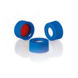 Borosil Mavi Vial Kapağı ND9 - PTFE Septa - Silikon - Yarıklı 100 adet/paket