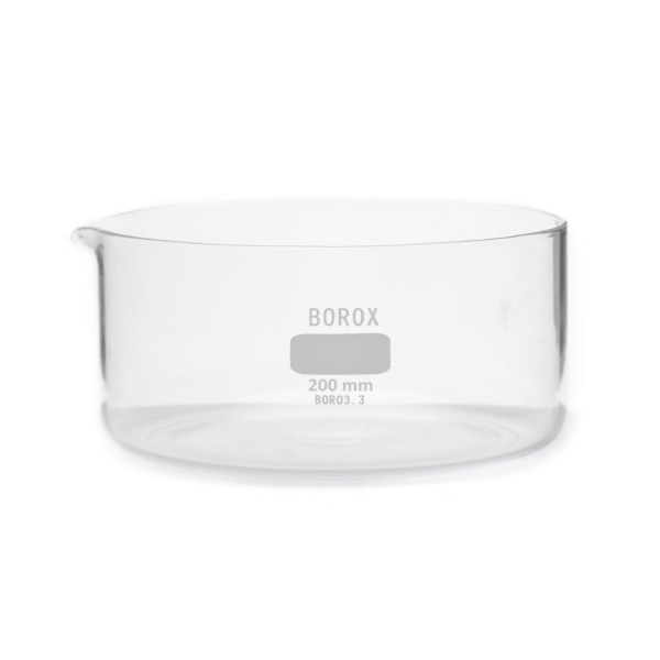 Borox Cam Kristalizasyon Kutusu 200x100mm - Kristalizuar Kabı - 12 Adet Toptan