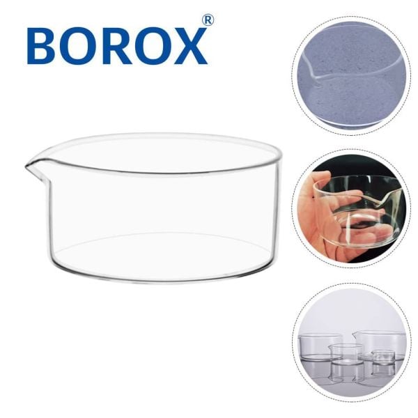 Borox Cam Kristalizasyon Kutusu 200x100mm - Kristalizuar Kabı - 12 Adet Toptan