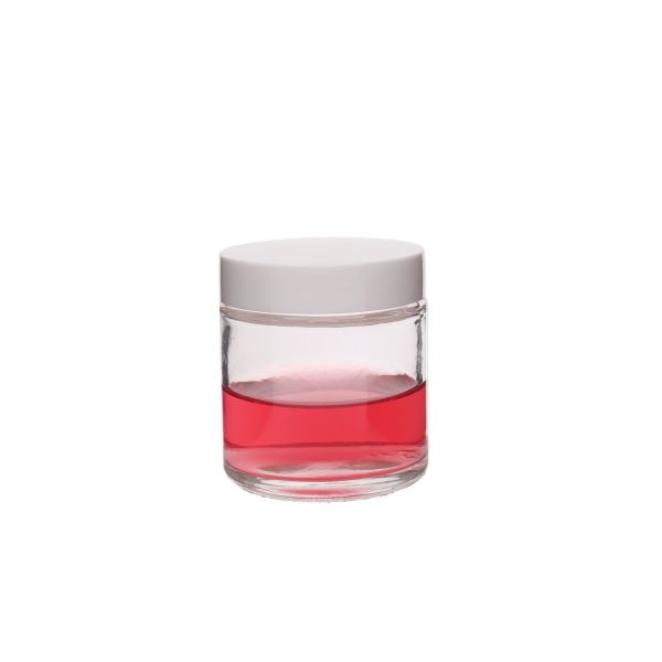 Borox Cam Şişe 100ml - Krem Kavanoz 100cc Kapaklı Şişe - 50 Adet Toptan
