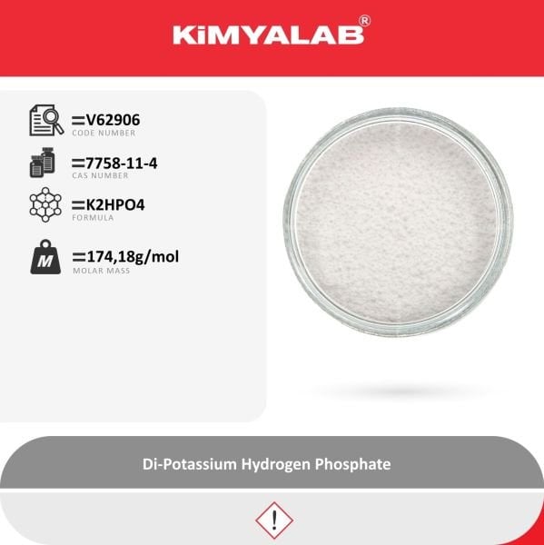 Kimyalab Dipotasyum Hidrojen Fosfat 500g - Dipotasyum Fosfat - Di-Potassium Hydrogen Phosphate - Food Grade