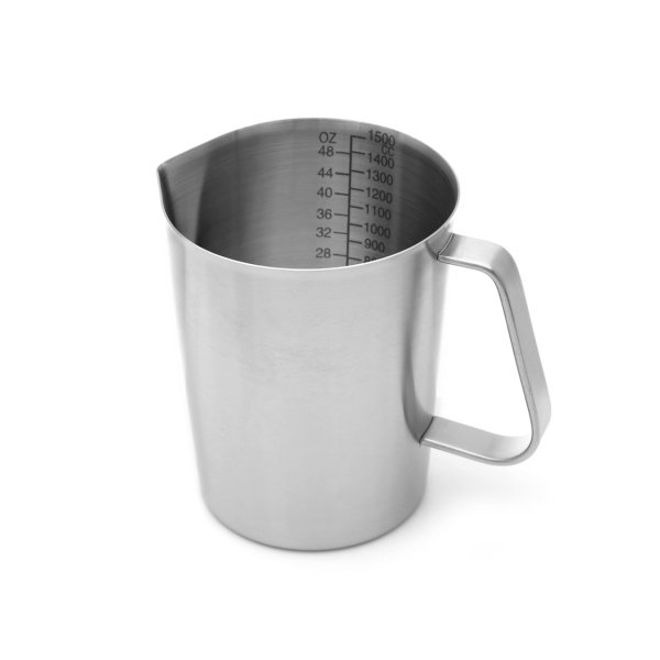 Borox Kulplu Paslanmaz Çelik Beher 1500 ml - Ölçekli Beaker - 10 Adet Toptan