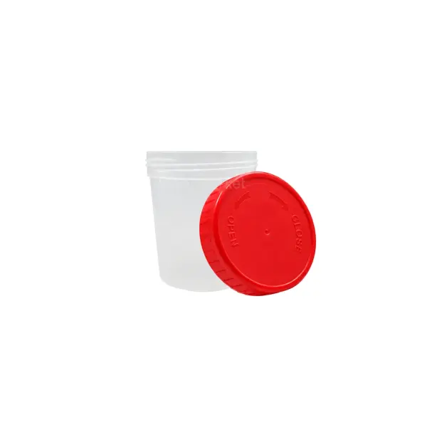 İdrar Numune Kabı 100ml - Pnömatik Steril Beher 500lü