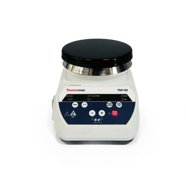Thermomac TM14D Dijital Isıtıcılı Manyetik Karıştırıcı 10L - Digital Hot Plate Stirrer - 10 Litre Isıtıcı Tabla+Taşıyıcı Plaka+10x8ml Tüp Blok Set