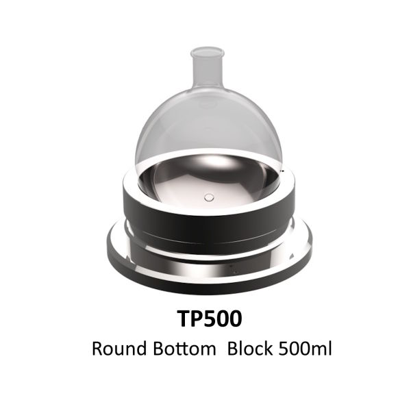 Thermomac TM14D Dijital Isıtıcılı Manyetik Karıştırıcı 10L - Digital Hot Plate Stirrer - 10 Litre Isıtıcı Tabla+500ml Dibi Yuvarlak Balon Blok Set