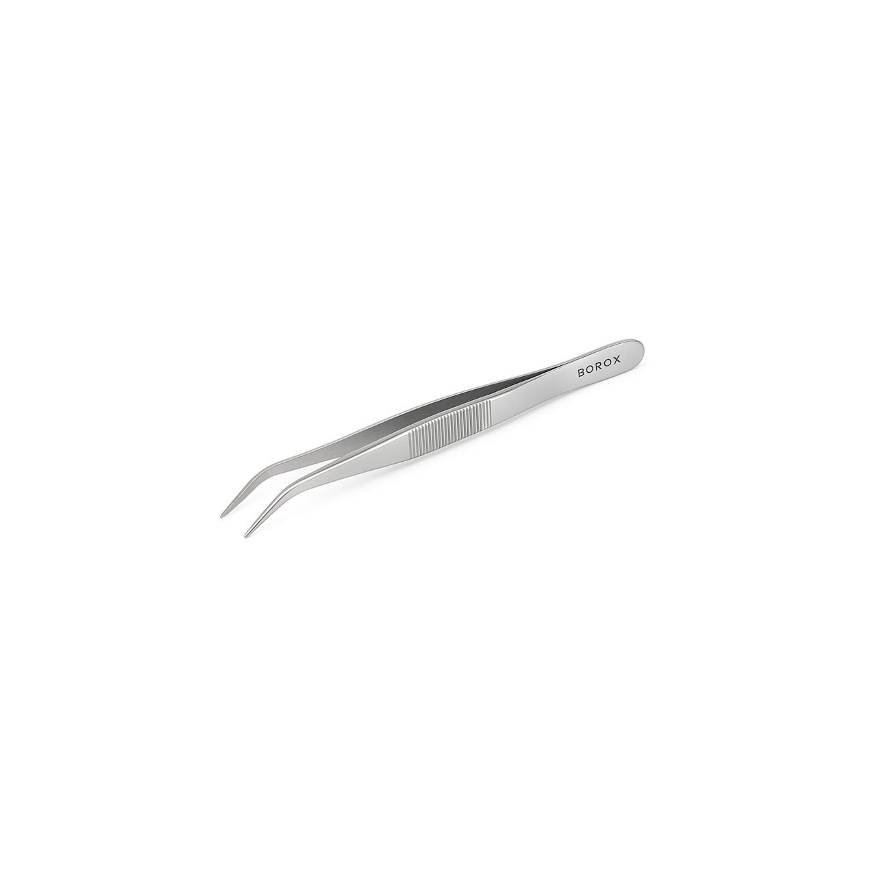 Borox Penset 13 cm Paslanmaz Çelik - Eğri Sivri Uçlu Cımbız