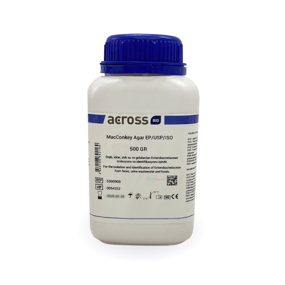Across Bio 530090B MacConkey Agar - 500G
