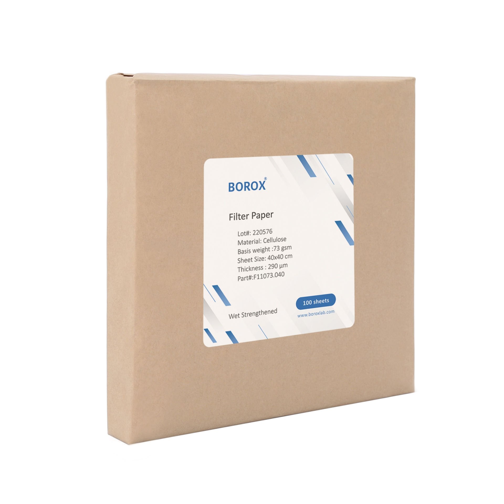 Kaba Filtre Kağıdı 40x40cm 100lü Paket - Adi Süzgeç 73 gr/m2