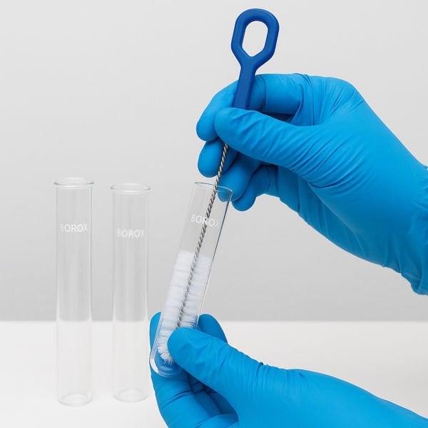 Laboratuvar Deney Tüp Yıkama Fırçası 18cm - Test Tüpü Temizleme Fırçaları - 10 Adet Toptan