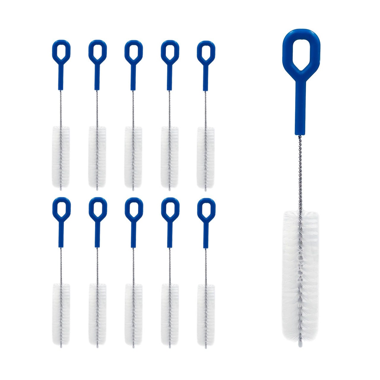 Laboratuvar Deney Tüp Yıkama Fırçası 18cm - Test Tüpü Temizleme Fırçaları - 10 Adet Toptan