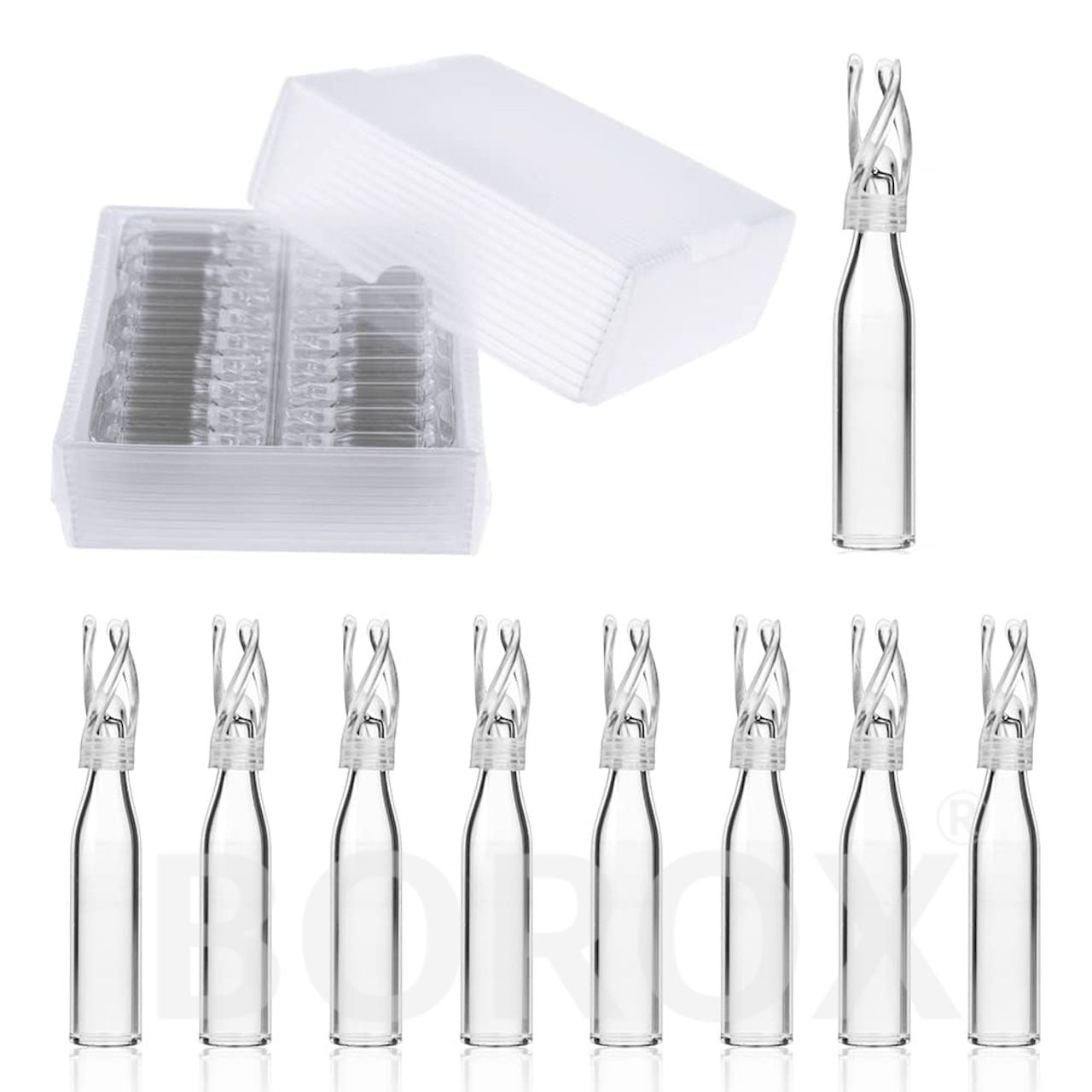 Borox Vial Insert 6x29mm 200µl - Konik Tabanlı - Polyspring Destekli Tasarım