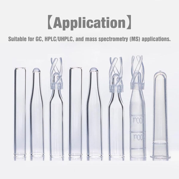 Borox Vial Insert 6x31mm 250µl - Konik Tabanlı