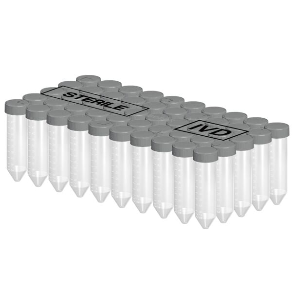 Falkon Tüpü 50 ml Steril - Dibi Konik Santrifüj Tüpü 50 Adet