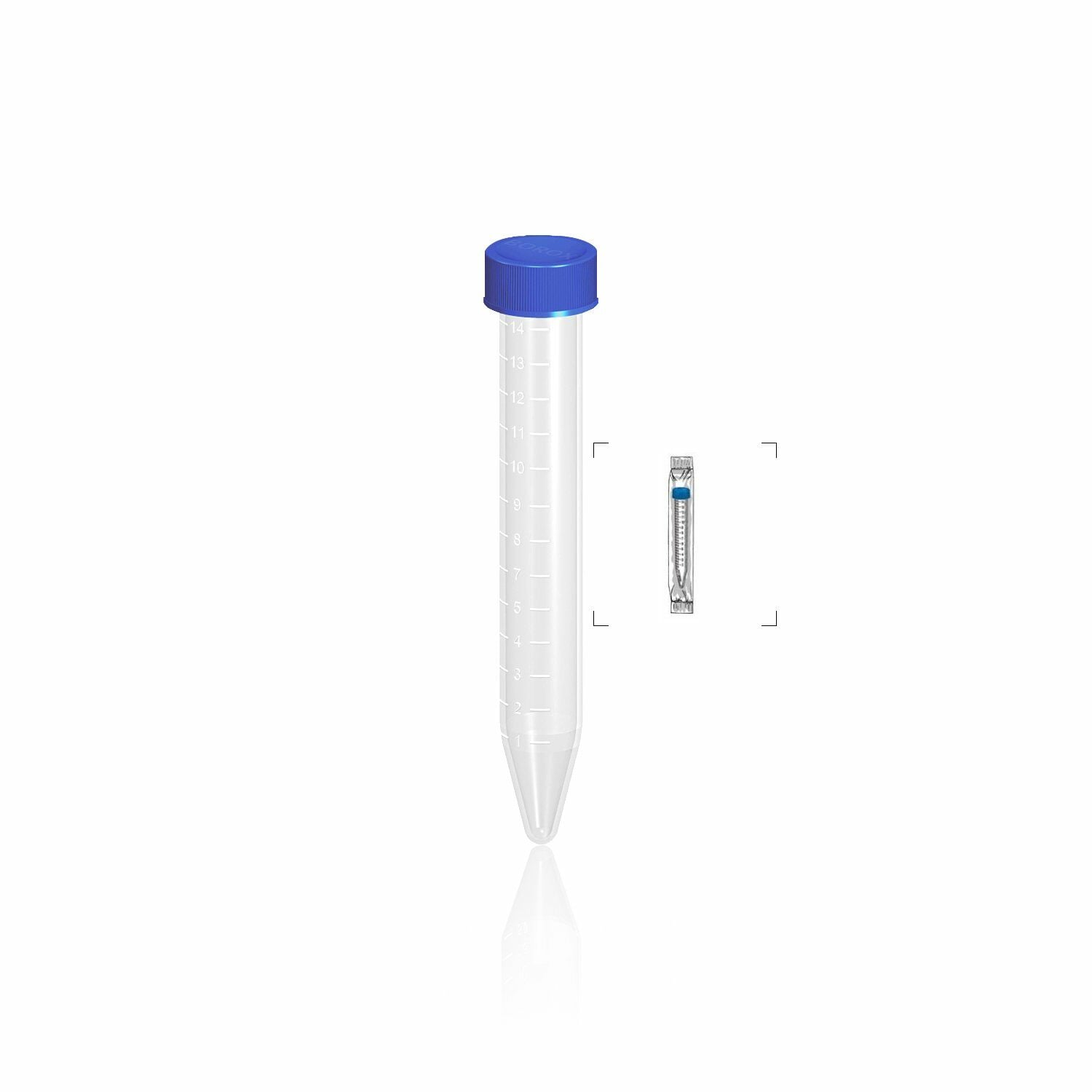 Falkon Tüpü 15 ml Steril - Dibi Konik Santrifüj Tüpü 1 Adet