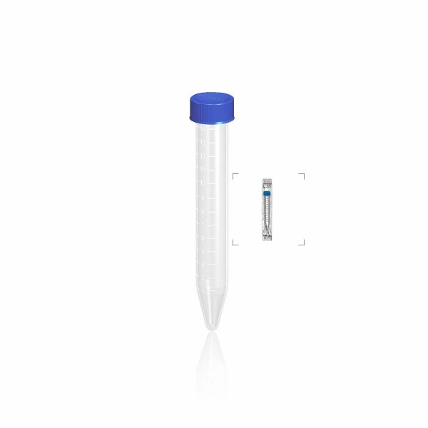 Falkon Tüpü 15 ml Steril - Dibi Konik Santrifüj Tüpü 1 Adet
