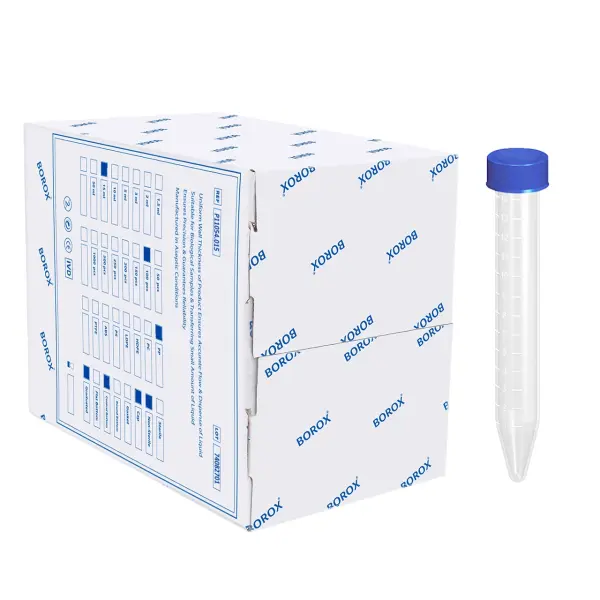 Falkon Tüpü 15 ml - Dibi Konik Santrifüj Test Tüpü 100 Adet