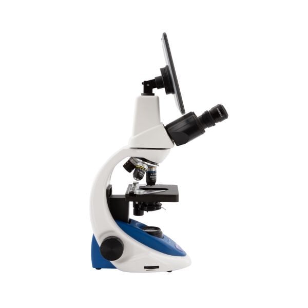 OPTIKA B-190TBPL+ Dijital Binoküler Araştırma ve Biyoloji Mikroskobu 1000x - 10.1'' Tablet PC ve 5.1MP Kameralı Ekranlı Mikroskop - X-OEF Kolay Fokus Özelliği