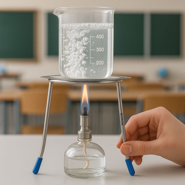 Borox Paslanmaz Çelik Sac Ayak 120 mm - Tripod İspirto Ocağı - Alkol Lambası Standı