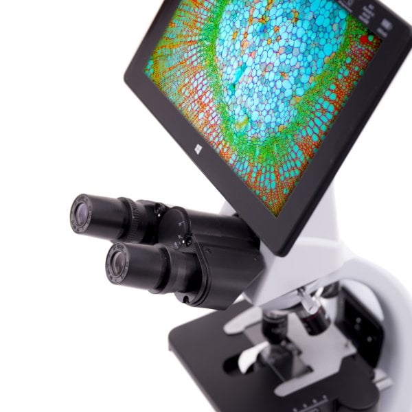 OPTIKA B-290TB Dijital Binoküler Araştırma ve Biyoloji Mikroskobu 1000x - 10.1'' Tablet PC ve 3.1MP Kameralı Mikroskop
