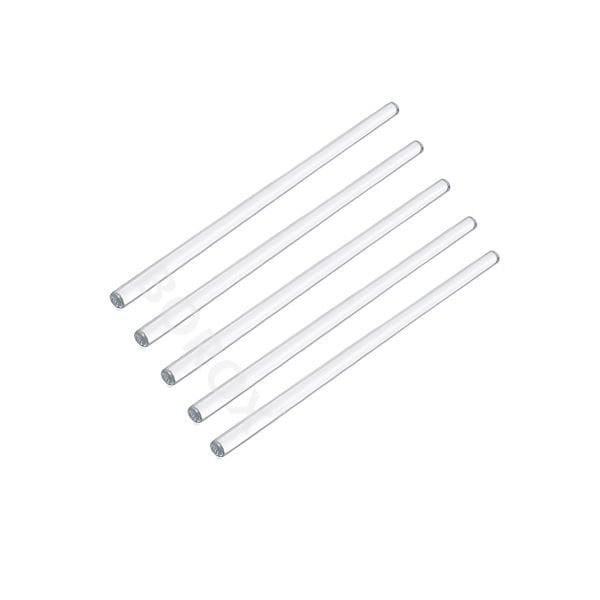 Borox Cam Baget 7x200 mm - İçi Dolu Çubuk Glass Stirring Bar