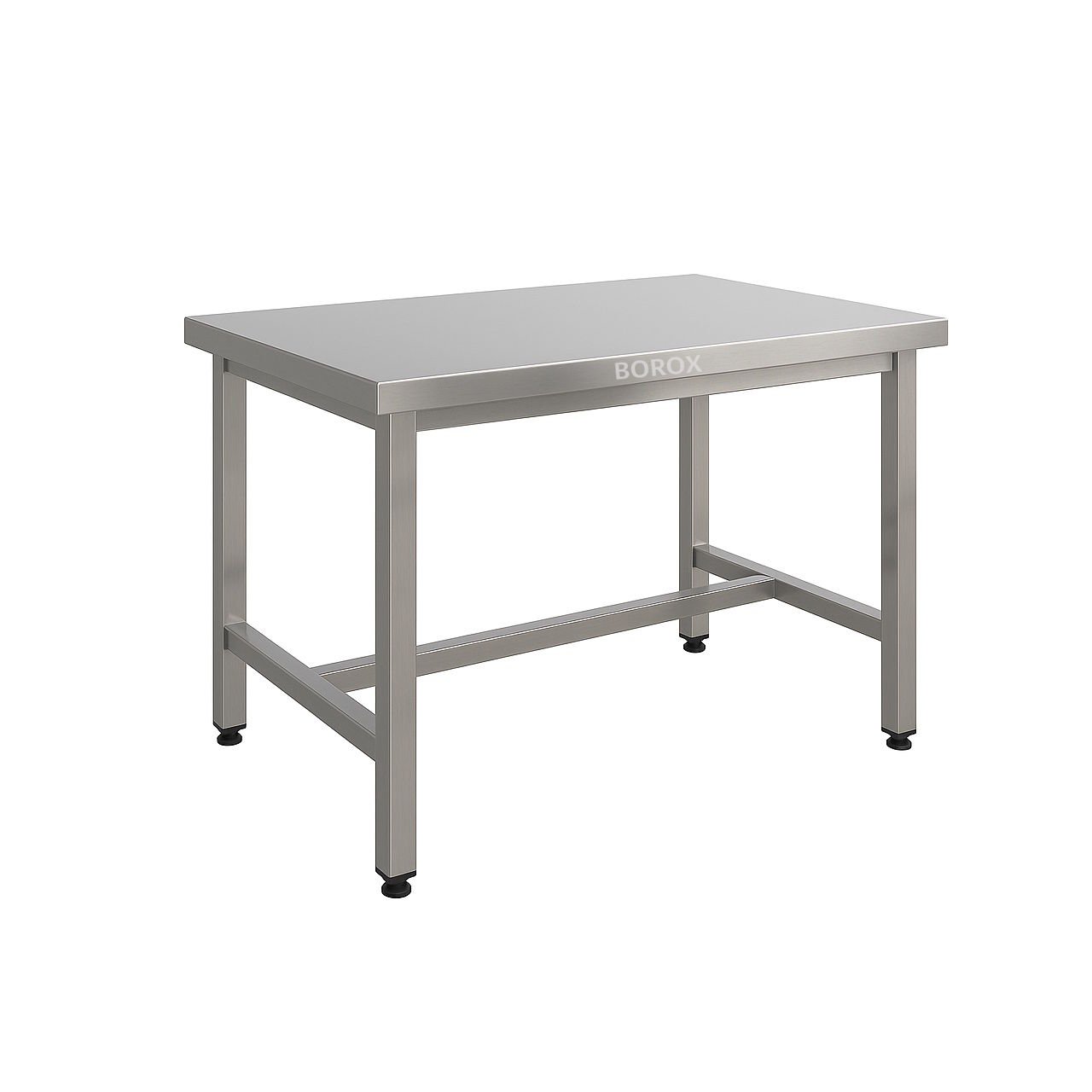 Borox Paslanmaz Çelik Laboratuvar Masası 130x80x85cm - Deney Masası - Çalışma Tezgahı