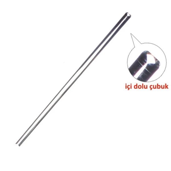 Borox Cam Baget 7x200 mm - İçi Dolu Çubuk Glass Stirring Bar