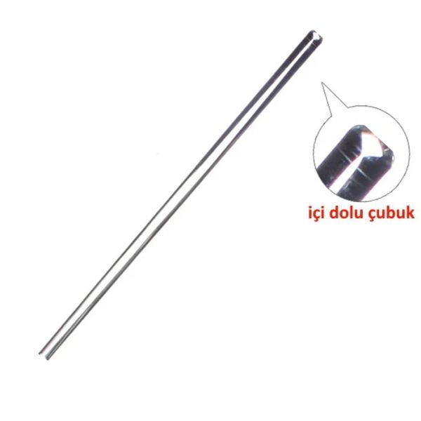 Borox Cam Baget 7x200 mm - İçi Dolu Çubuk Glass Stirring Bar
