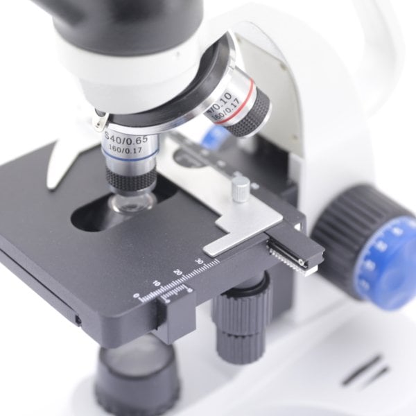 OPTIKA B-20CR LED Dijital Monoküler Mikroskop 1000x - Öğrenci Mikroskobu 4-10-40-60-100x Objektif