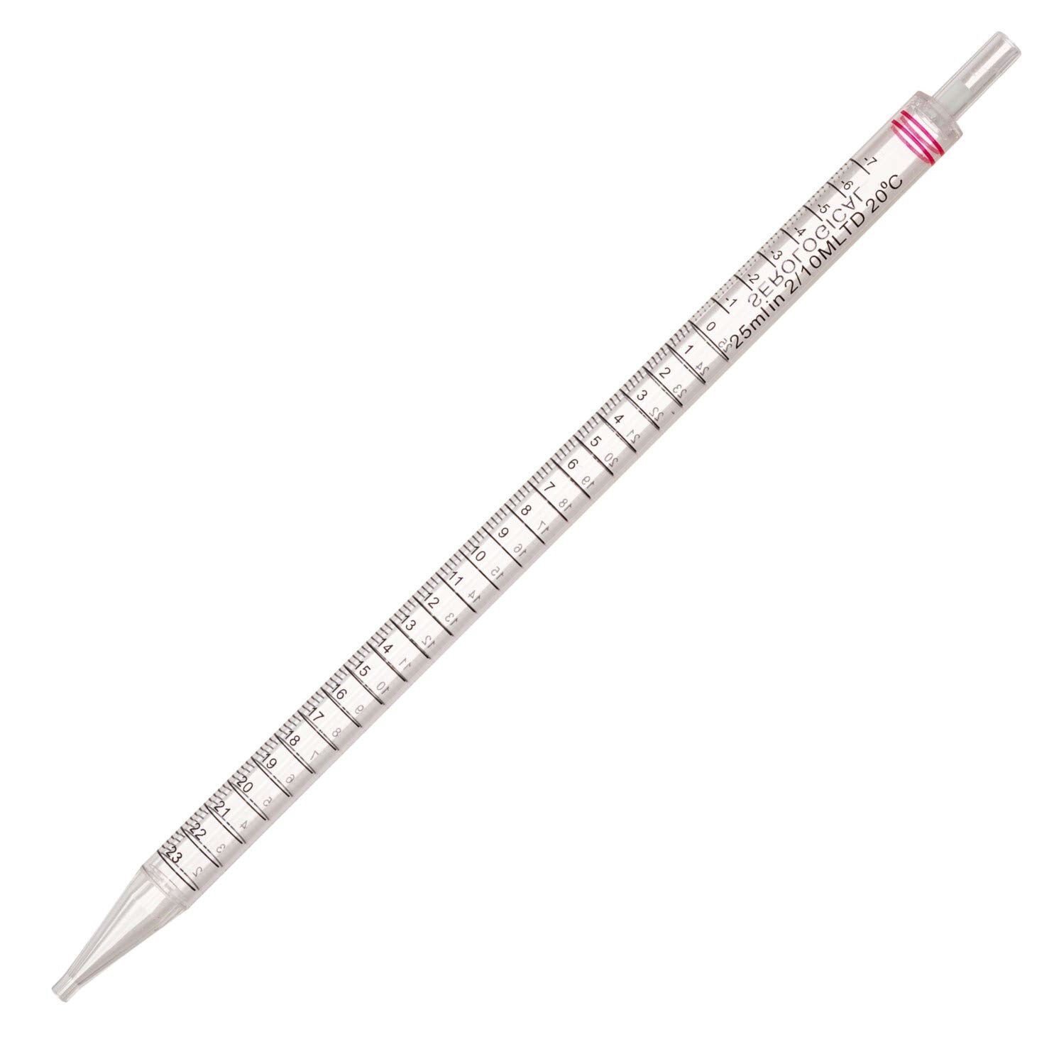 Serolojik Pipet 25ml - Steril Tek Kullanımlık 25Adet/Paket