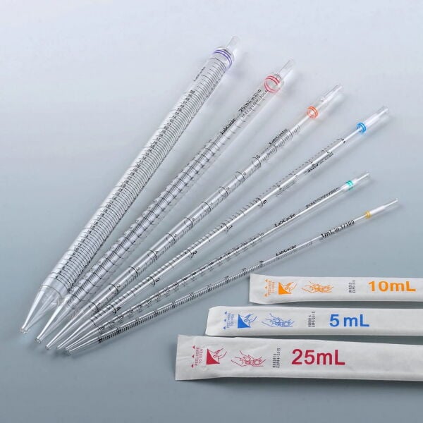 Serolojik Pipet 25ml - Steril Tek Kullanımlık 25Adet/Paket