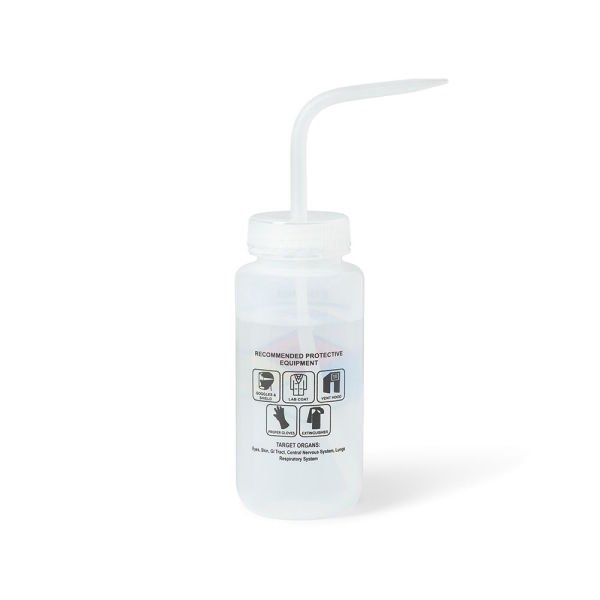 Borox Piset 500 ml - LDPE Yıkama Şişesi - Etanol Piseti - Yüzey Baskılı - Şeffaf Kapaklı - Geniş Boyunlu