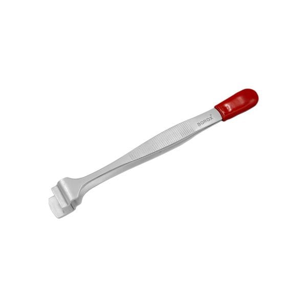 Borox Penset 12cm Paslanmaz Çelik - Geniş Uçlu Filtre Kağıdı Cımbızı - 10 Adet Toptan