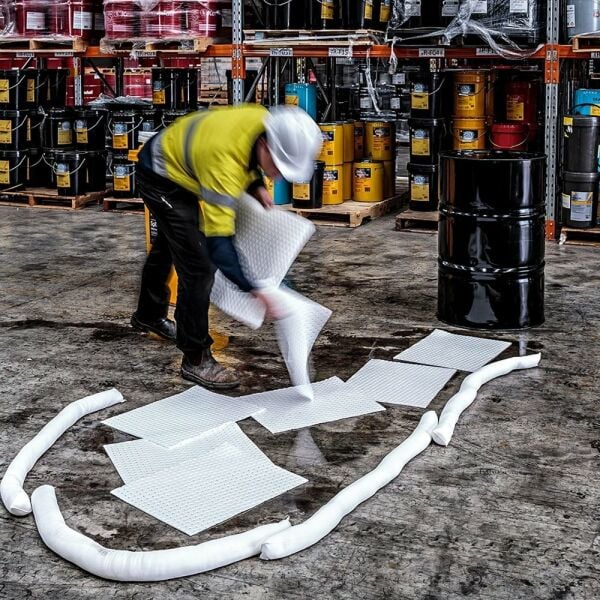 Borox Yağ Tutucu Ped Beyaz - Yağ-Petrol Emici 1 Adet