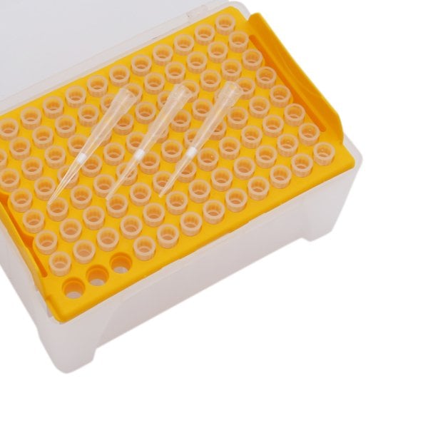 Borox Filtreli Pipet Ucu Steril 20 µl - Uzun Şeffaf - 96Adet-Paket
