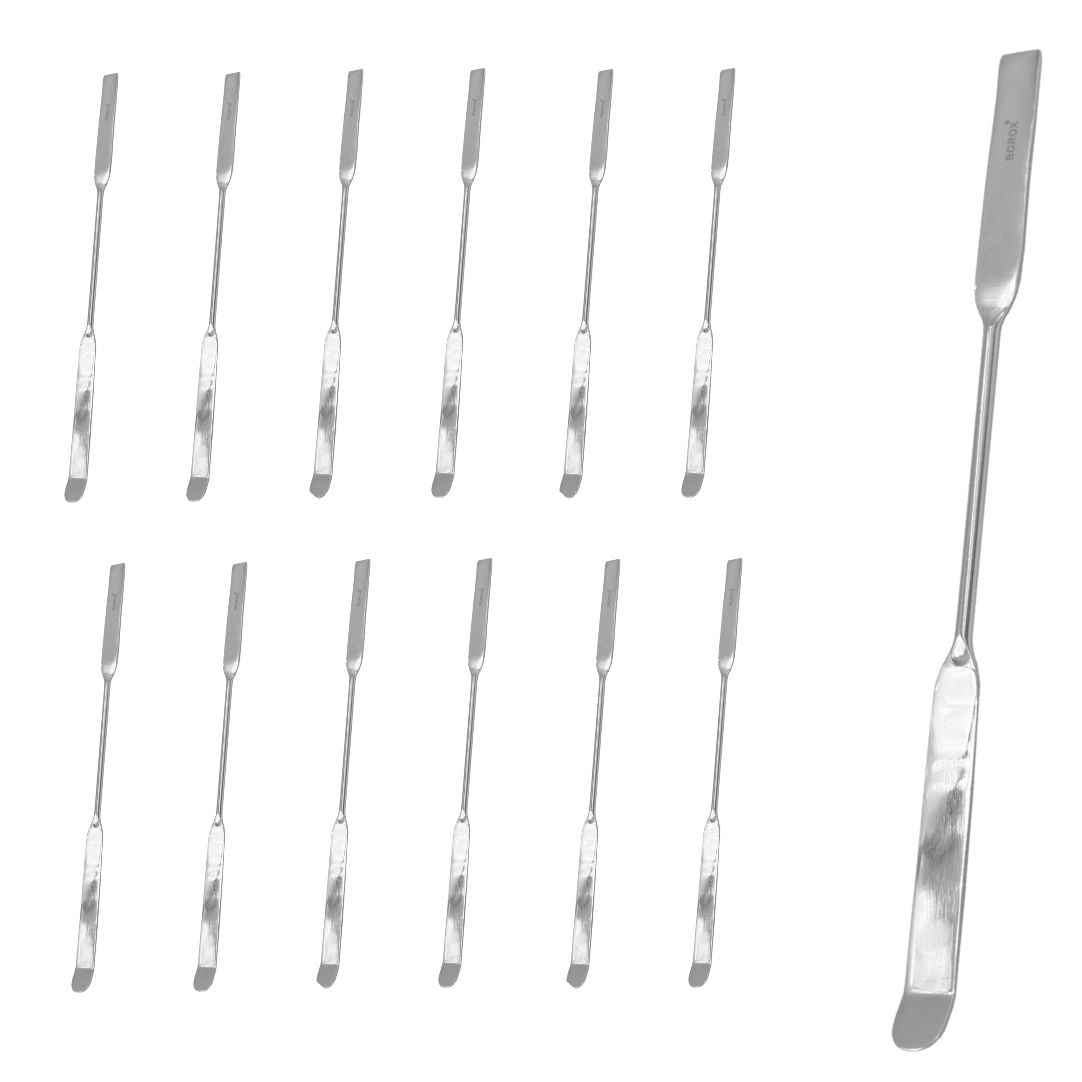 Borox Metal Spatül - Chattaway 21 cm - Paslanmaz Çelik Spatula - 12 Adet Toptan