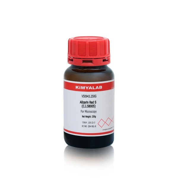 Kimyalab Alizarin Kırmızısı 250g - Alizarin Red S - For Microscopy