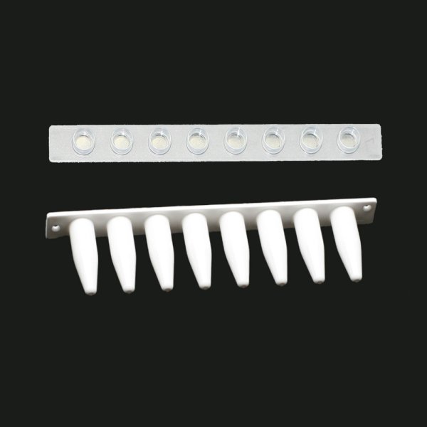 Borox PCR Tüp 0,1 ml Mat Beyaz - PCR Strip Tubes - 125 Adet