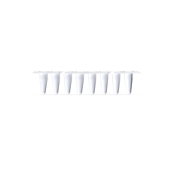 Borox PCR Tüp 0,1 ml Mat Beyaz - PCR Strip Tubes - 125 Adet