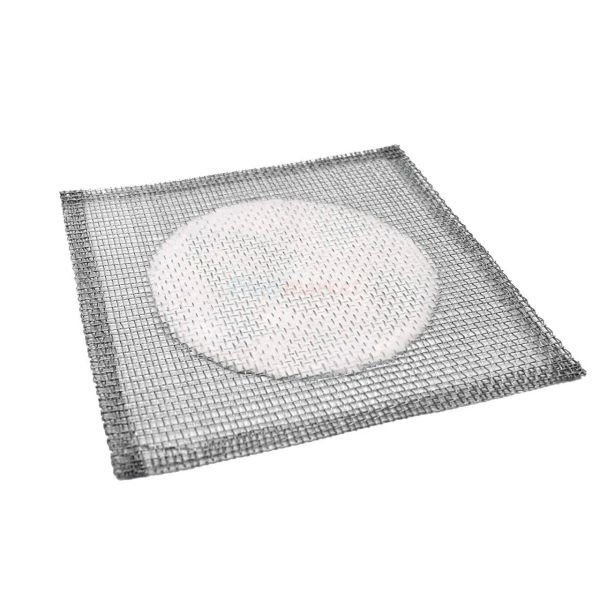 Borox Paslanmaz Çelik Sac Ayak + Bunzen beki + Amyant Tel 14x14 cm - 3lü Set