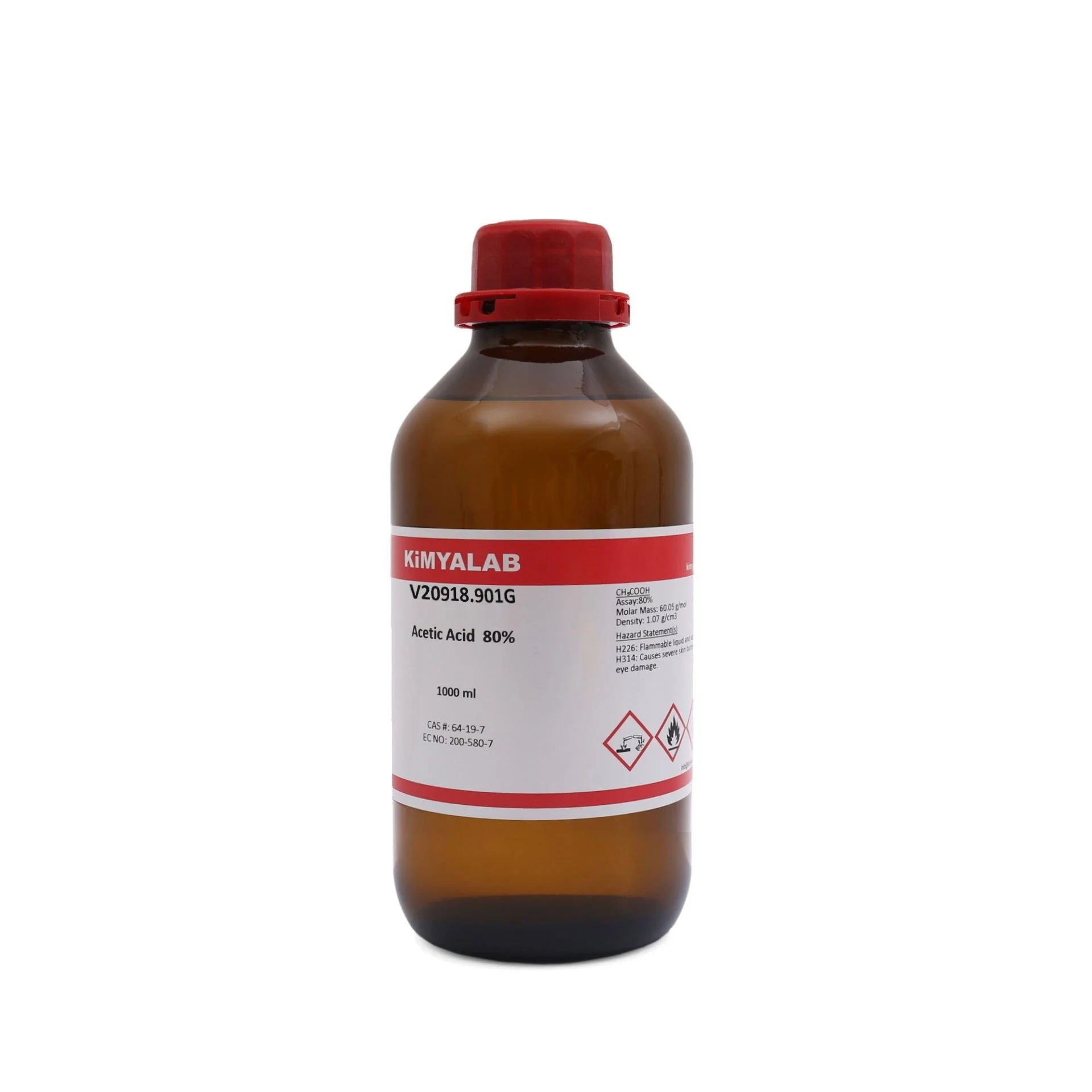 Asetik Asit %80 - 1L - Acetic Acid