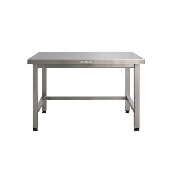 Borox Paslanmaz Çelik Laboratuvar Masası 150x70x85cm - Deney Masası - Çalışma Tezgahı
