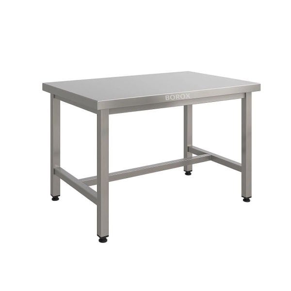 Borox Paslanmaz Çelik Laboratuvar Masası 140x70x85cm - Deney Masası - Çalışma Tezgahı