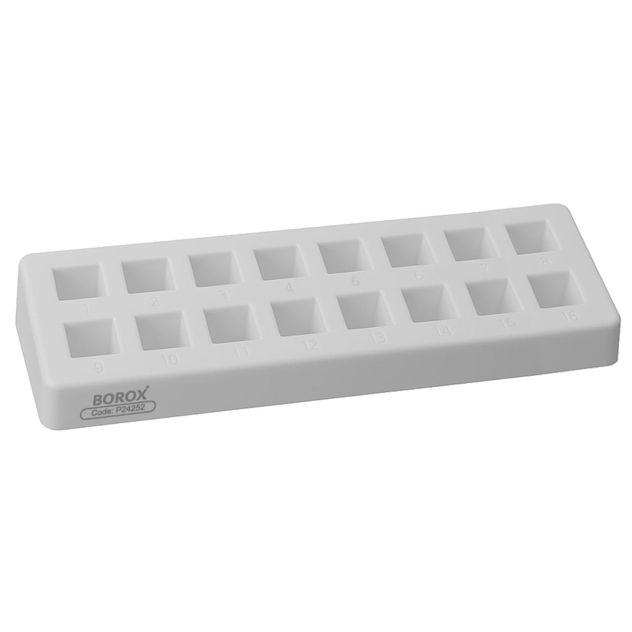 Borox Küvet Standı - Cuvette Rack - Spektrofotometre Küvet Standı - Küvet Stant