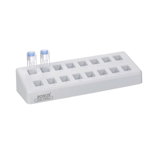 Borox Küvet Standı - Cuvette Rack - Spektrofotometre Küvet Standı - Küvet Stant